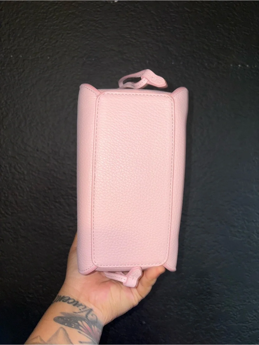kate spade Pink Pebbled Leather Mini Top-Handle Crossbody